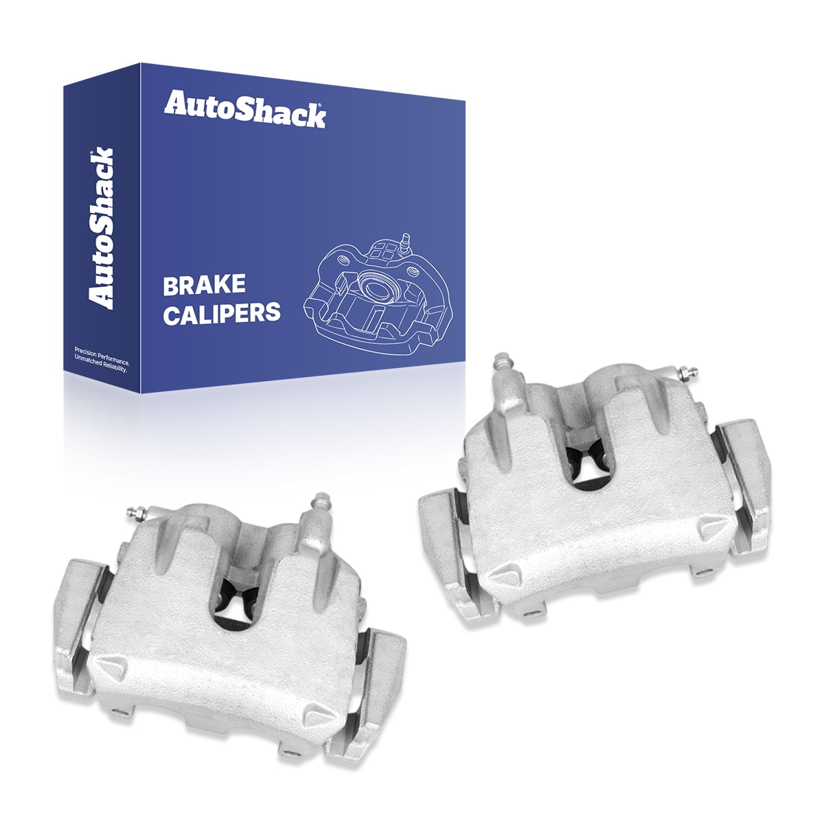 AutoShack Front Brake Calipers for Jeep & Dodge, Grand Cherokee 2011-2022 Durango 2011-2026, AWD RWD 4WD V6 3.0L 3.6L V8 5.7L, Left and Right, Pair