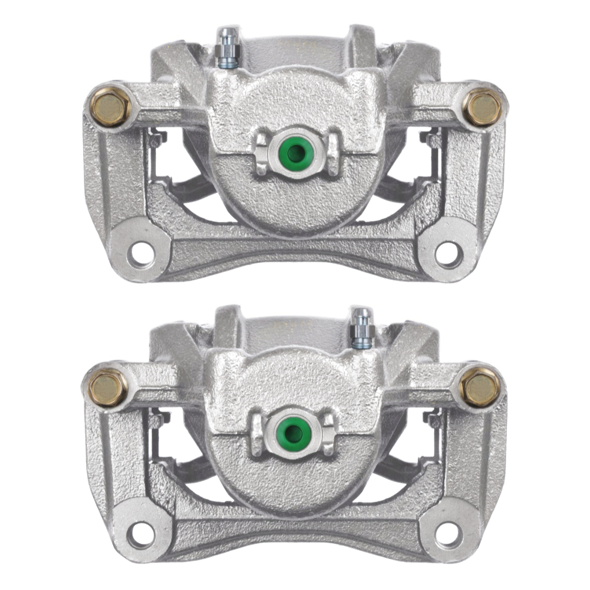 AutoShack Front New Brake Calipers with Bracket Assembly Set of 2