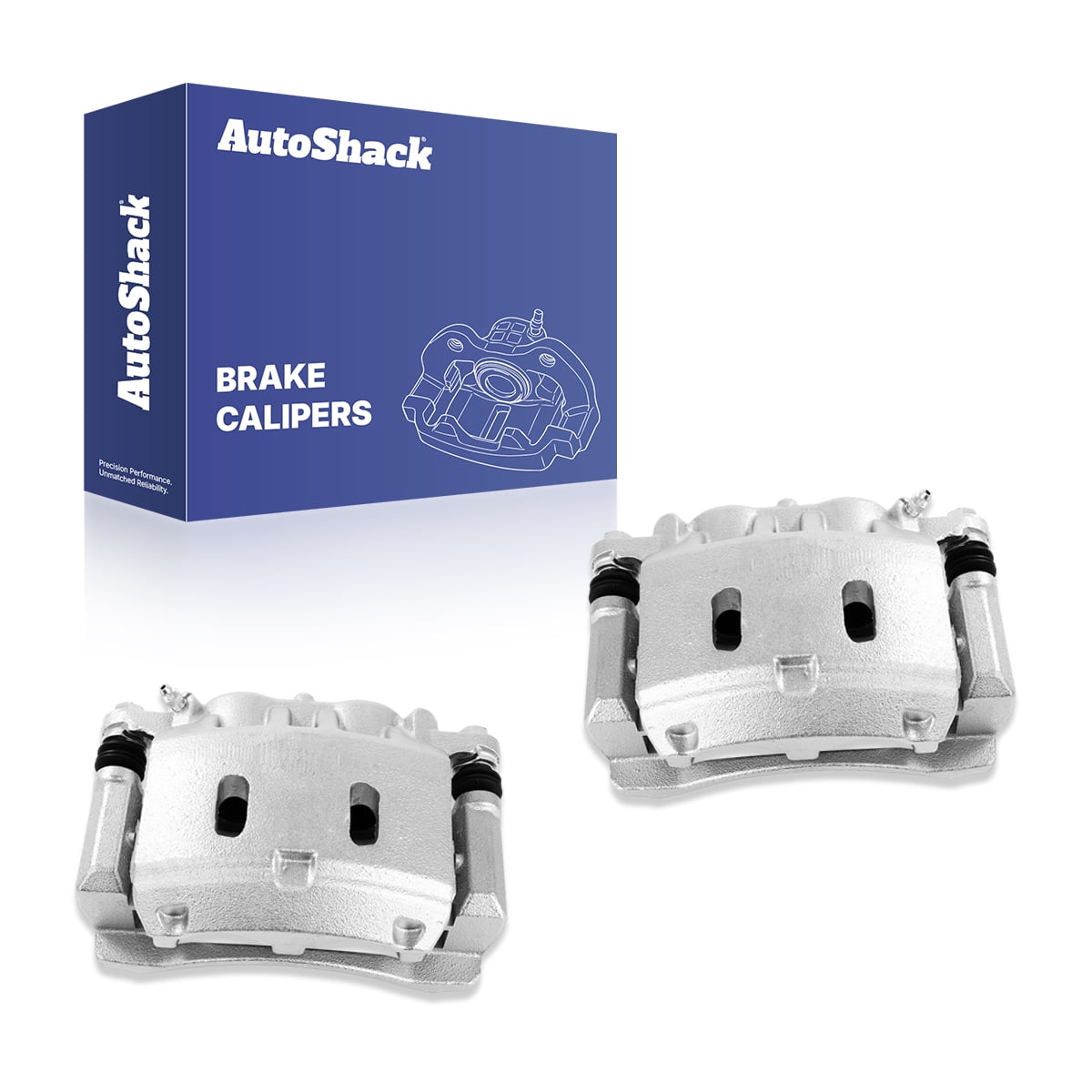 AutoShack Front Brake Calipers for Nissan & INFINITI, TITAN 2008-2015, 2017-2024 Armada 2006-2015, 2017-2024 QX80 2014-2023 QX56 2007-2013, 4WD RWD AWD V8 5.6L, Left and Right, Pair