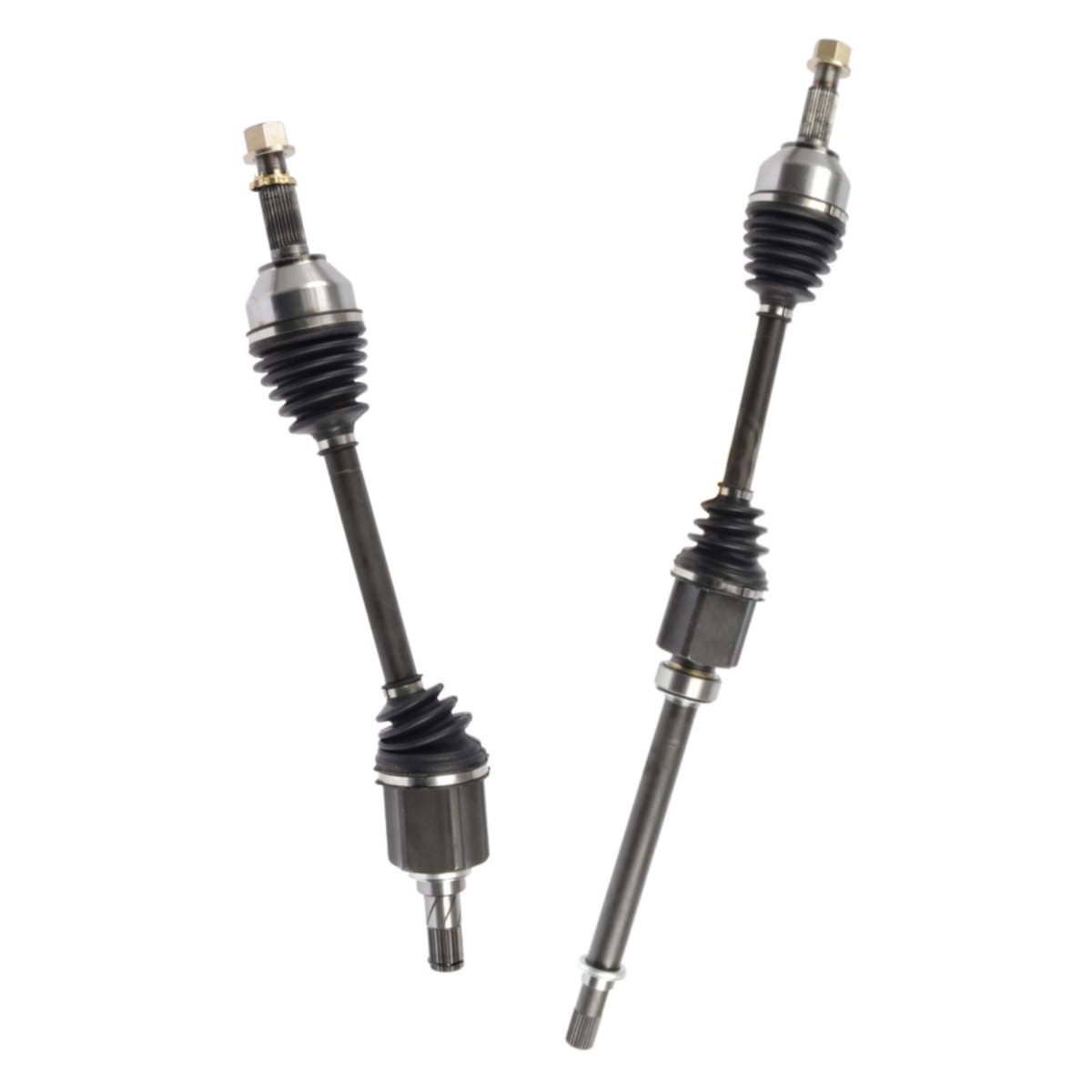 AutoShack Front New CV Axle Drive Shaft Assembly Neoprene Boots Set of