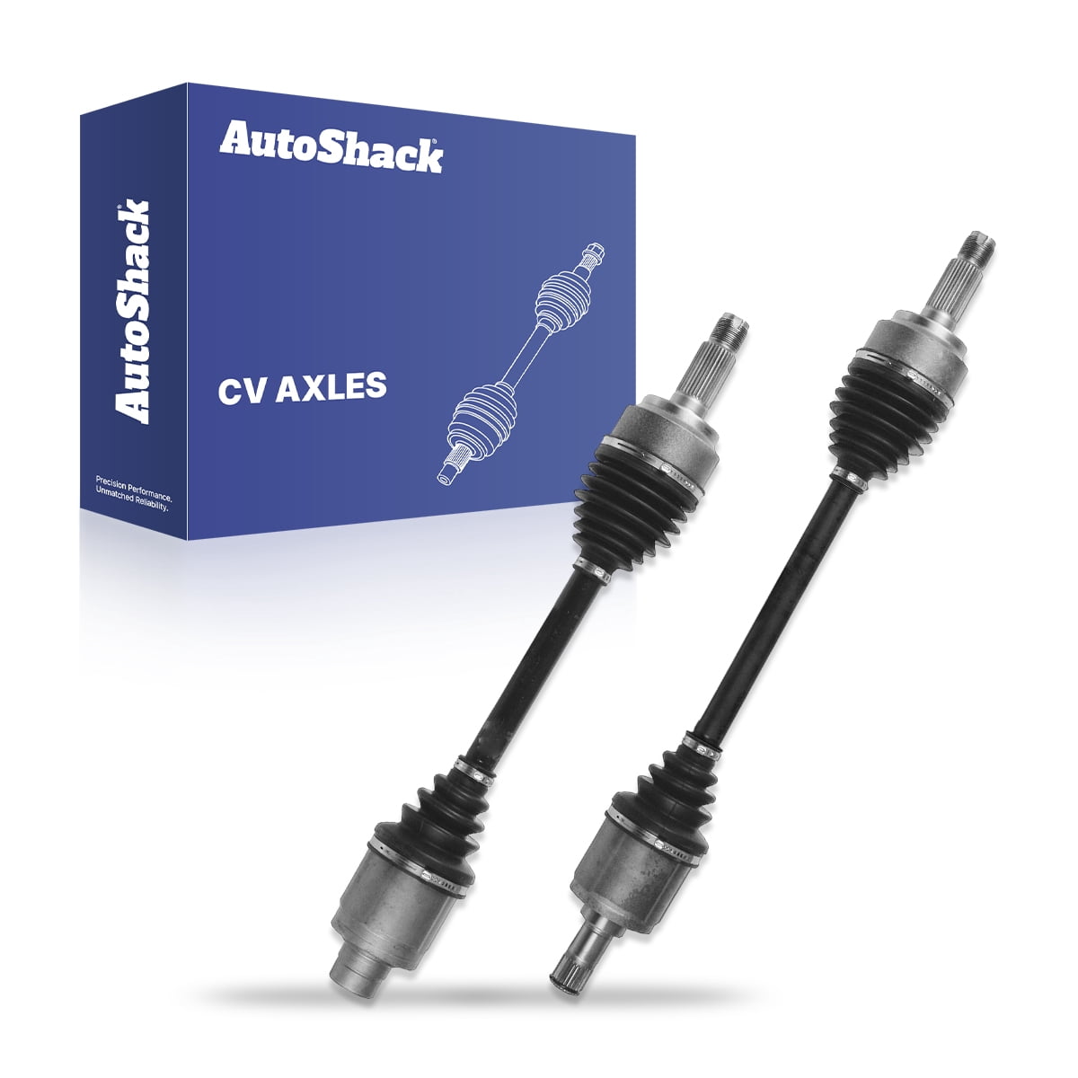 AutoShack Front CV Axle Shaft Assemblies for Honda & Acura, Accord 2008-2014 Civic 2014 TSX 2009-2013, FWD L4 1.8L 2.4L, Left and Right, Pair
