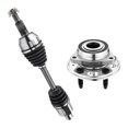 thumbnail image 1 of AutoShack Front CV Axle Shaft Right + Wheel Hub Bearing Assembly with ABS Replacement for 2010-2016 Chevrolet Equinox 2010-2016 GMC Terrain 2-PC Kit, 1 of 3