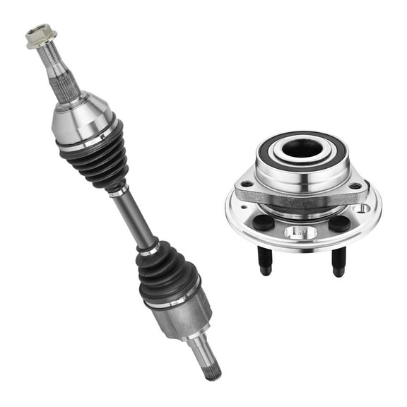 AutoShack Front Right CV Axle Shaft Wheel Hub Bearing Assembly Replacement for 2014-2017 Chevrolet Impala FWD Passenger Side 5-Lug 5 HUB060200707