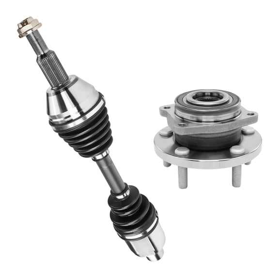 AutoShack Front Right CV Axle Shaft Wheel Hub Bearing Assembly Replacement for 2008 Dodge Avenger AWD 2011-2014 Chrysler 200 FWD 2008 Chrysler Sebring AWD Passenger Side 5-Lug 5 HUB060200737