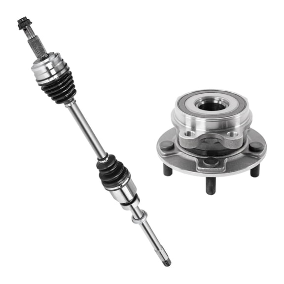 AutoShack Front Right CV Axle Shaft Wheel Hub Bearing Assembly Replacement for 2013-2018 Toyota RAV4 AWD 2006-2012 Toyota RAV4 4WD Passenger Side 5-Lug 5 HUB060200731
