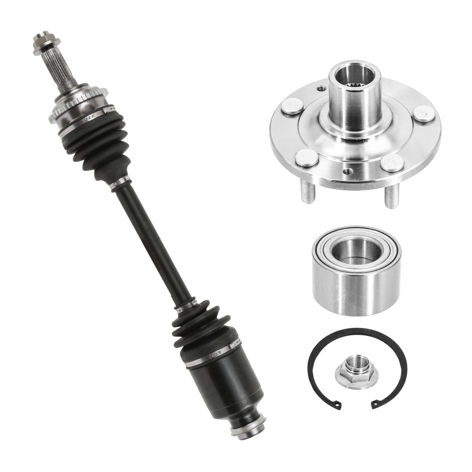 Front Axle 5/8 Axle Shaft TRQ Front Right CV Axle Shaft Assembly Passenger  Side Compatible With 2006-2012 Ford Fusion 2012 Lincoln MKZ 2003-2008 Mazda  6 2006-2011 Mercury Milan, CV (Constant Velocity) - Canada Right Front Cv  Axle