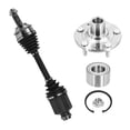 thumbnail image 1 of AutoShack Front CV Axle Shaft Wheel Hub Bearing Assembly for Ford & Lincoln, Fusion 2010-2012 MKZ 2007-2012, AWD FWD V6 3.5L - Passenger Side - Without ABS, 5-Lug, 1 of 3