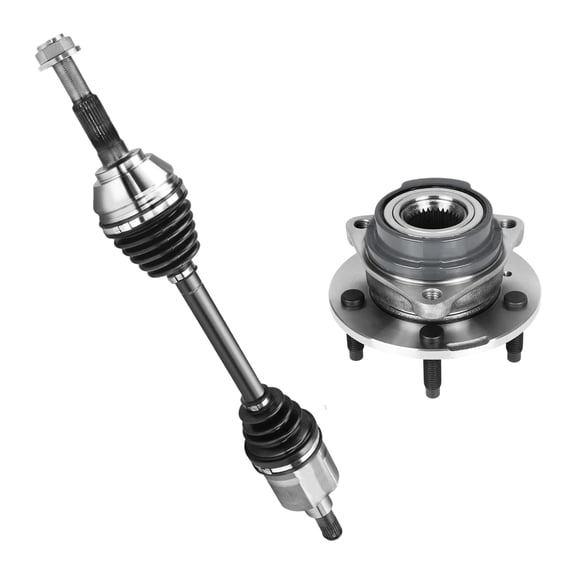 AutoShack Front Right CV Axle Shaft Wheel Hub Bearing Assembly Replacement for 2000-2008 Chevrolet Impala FWD 2003-2008 Pontiac Grand Prix FWD Passenger Side 5-Lug 5 HUB060200628