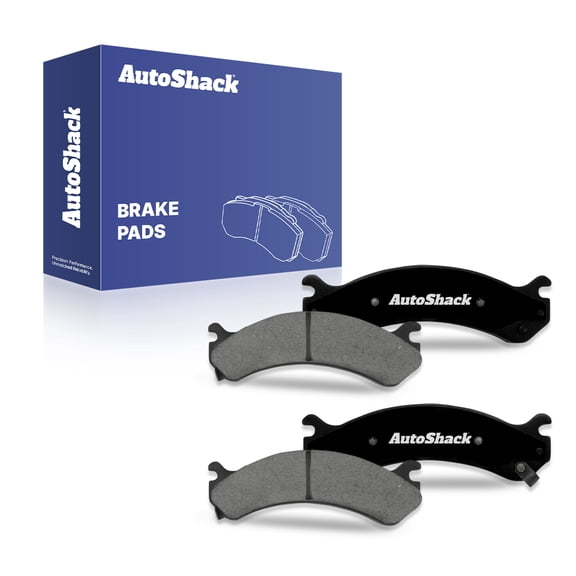 AutoShack Front Premium Ceramic Brake Pad Set for Chevrolet & GMC, Silverado 2500 HD 2001-2010 Express 3500 2003-2017 Sierra 2500 HD 2001-2010, RWD 4WD L4 2.8L V8 4.8L 6.0L 6.6L 8.1L
