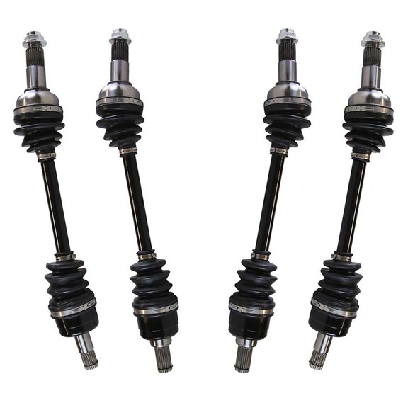 AutoShack Front & Rear ATV CV Axle Assemblies for Yamaha, YFM550 Grizzly FI 4x4 Auto 2009-2014 YFM700 Grizzly FI 4x4 Auto 2007-2013