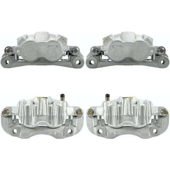 AutoShack Front & Rear Brake Calipers for Ford, F-250 Super Duty 2000-2004 F-350 Super Duty 2000-2004 Excursion 2000-2005, 4WD RWD V8 5.4L 6.0L 7.3L V10 6.8L
