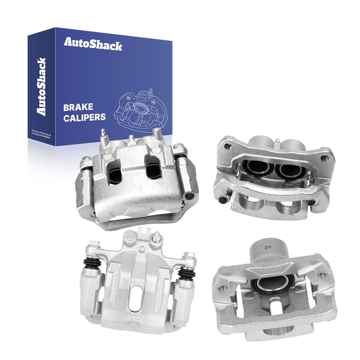 AutoShack Front & Rear Brake Calipers for Ford & Lincoln, Edge 2007-2010 MKX 2007-2010, AWD FWD V6 3.5L