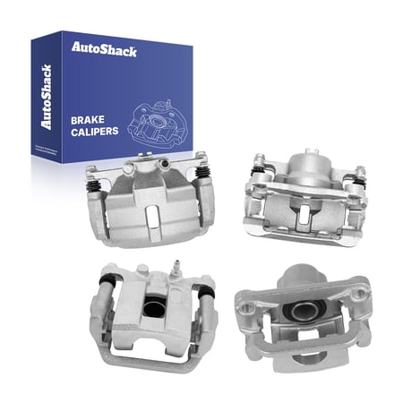 AutoShack Front & Rear Brake Calipers for Nissan, Rogue 2008-2013 Rogue Select 2014-2015, AWD FWD L4 2.5L