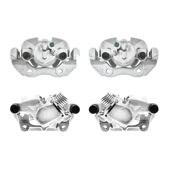 AutoShack Front & Rear Brake Calipers | Replacement for 2008-2009 Mazda 3 2009 Mazda 3 Sport | 4-PC