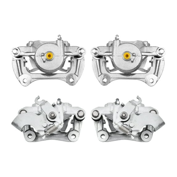 AutoShack Front & Rear Brake Calipers for Kia & Hyundai, Forte 2017-2018 Veloster 2013-2017 Forte5 2017-2018, FWD L4 1.6L 2.0L