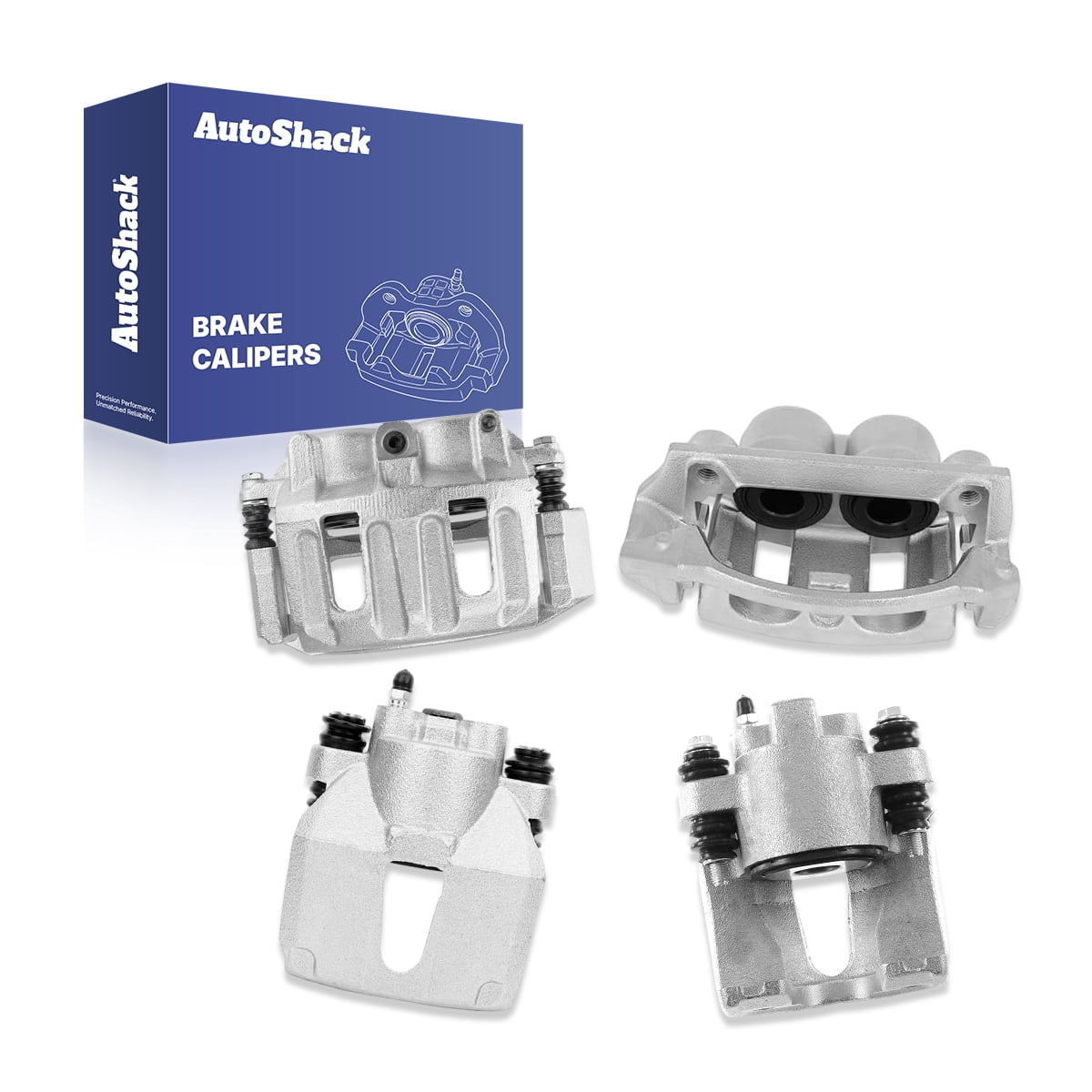 AutoShack Front & Rear Brake Calipers for Ford & Lincoln, F-150 1999-2003 F-150 Heritage 2004 Blackwood 2002, 4WD RWD V6 4.2L V8 4.6L 5.4L