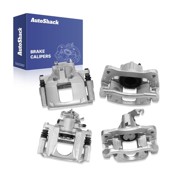 AutoShack Front & Rear Brake Calipers for Dodge, Chrysler, Ram & Volkswagen, Grand Caravan 2013-2016 Town & Country 2013-2016 C/V 2013-2015 Routan 2013-2014, FWD V6 3.6L