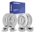 thumbnail image 1 of AutoShack Front & Rear Brake Rotors & Calipers for Volkswagen & Audi, Jetta 2005-2009 A3 2008, FWD L4 2.0L L5 2.5L, 1 of 5
