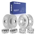 thumbnail image 1 of AutoShack Front Vented & Rear Solid Coated Brake Rotors + Calipers 8-PC Brake Kit Replacement for 2018-2024 Toyota Camry ArmorStop, 1 of 5
