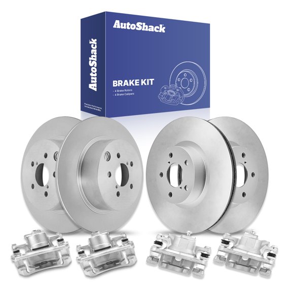 AutoShack Front & Rear Brake Rotors & Calipers for Subaru, Forester 2015-2018, AWD H4 2.0L