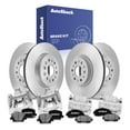 thumbnail image 1 of AutoShack Front Vented & Rear Vented Brake Rotors + Ceramic Pads + Calipers 16-PC Brake Kit Replacement for 2019 Buick Enclave, 1 of 5