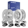 thumbnail image 1 of AutoShack Front Vented & Rear Solid Brake Rotors + Ceramic Pads + Calipers 16-PC Brake Kit Replacement for 2020-2022 Chevrolet Malibu, 1 of 5
