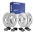 thumbnail image 1 of AutoShack Front & Rear Brake Rotors & Ceramic Pads for Audi, A4 Quattro 2011-2016 A5 Quattro 2011-2017 allroad 2013-2016, AWD L4 2.0L - Coated - ArmorStop, 1 of 4