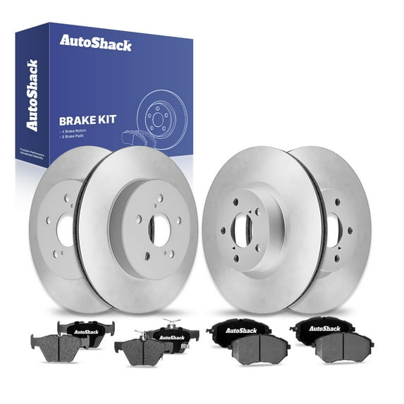 AutoShack Front & Rear Brake Rotors & Ceramic Pads for Subaru, Outback 2015-2019 Legacy 2015-2019 WRX 2016-2021, AWD H4 2.0L 2.5L H6 3.6L