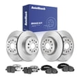 thumbnail image 1 of AutoShack Front & Rear Brake Rotors & Ceramic Pads for Chevrolet & GMC, Traverse 2021-2025 Blazer 2021-2024 Acadia 2021-2023, 2025, 4WD FWD AWD L4 2.0L 2.5L V6 3.6L - Coated - ArmorStop, 1 of 4