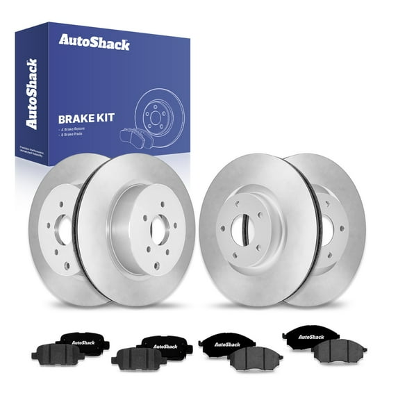 AutoShack Front & Rear Brake Rotors & Ceramic Pads for Nissan, Murano 2011, AWD FWD V6 3.5L