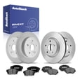 thumbnail image 1 of AutoShack Front & Rear Brake Rotors & Ceramic Pads for Toyota & Lexus, RAV4 2019-2024 Camry 2018-2024 Corolla Cross 2022-2024 Venza 2021-2024 ES350 2019-2024, FWD AWD L4 2.0L 2.5L V6 3.5L, 1 of 4