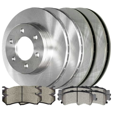 AutoShack Complete Brake Kit – Drilled & Slotted Rotors + Ceramic Pads For GMC Sierra & Chevy Silverado 1500