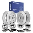 thumbnail image 1 of AutoShack Front Vented & Rear Vented Brake Rotors + Premium Ceramic Pads + Calipers 16-PC Brake Kit Replacement for 2011-2017 Jeep Grand Cherokee 2011-2016 Dodge Durango 2021 Jeep Grand Cherokee, 1 of 4