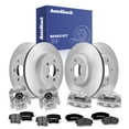 thumbnail image 1 of AutoShack Front Vented & Rear Vented Brake Rotors + Premium Ceramic Pads + Calipers 16-PC Brake Kit Replacement for 2012-2013 Dodge Charger, 1 of 4