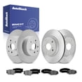 thumbnail image 1 of AutoShack Front Vented & Rear Solid Coated Brake Rotors + Premium Ceramic Brake Pads 12-PC Brake Kit Replacement for 2009-2018 Toyota RAV4 ArmorStop, 1 of 4