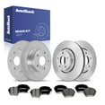 thumbnail image 1 of AutoShack Front Vented & Rear Solid Brake Rotors + Premium Ceramic Pads 12-PC Brake Kit Replacement for 2019-2021 Mazda 6, 1 of 5