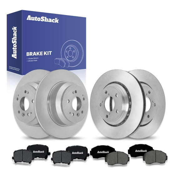 AutoShack Front & Rear Brake Rotors & Premium Pads for Honda, Passport 2019-2024, AWD FWD V6 3.5L