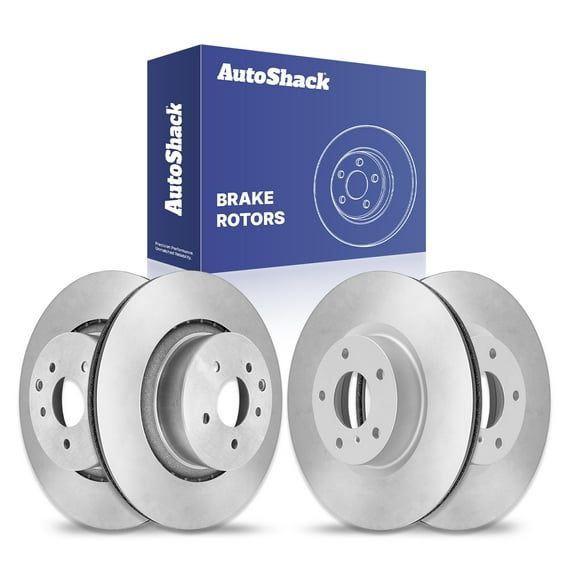 AutoShack Front Vented & Rear Vented Brake Rotors 4-PC Set Replacement for 2009-2010 INFINITI G37 2009-2013 Nissan 370Z 2009 Nissan 350Z