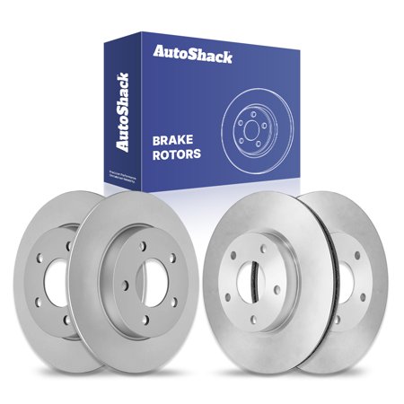 AutoShack Front & Rear Brake Rotors for Mazda, 3 Sport 2010, FWD L4 2.5L