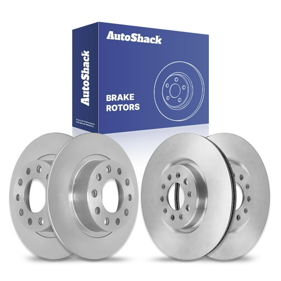 AutoShack Front & Rear Brake Rotors for Dodge, Dart 2013-2016, FWD L4 1.4L 2.0L 2.4L