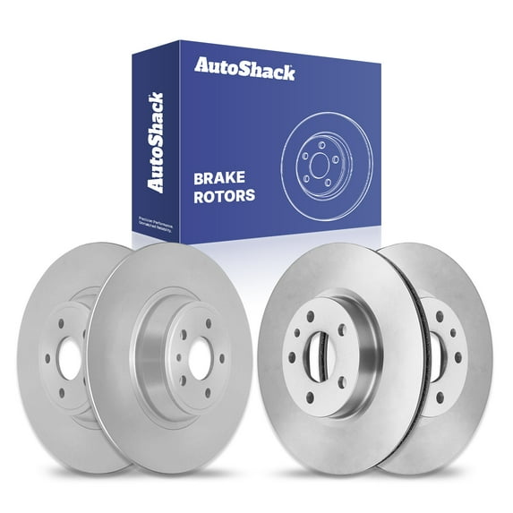 AutoShack Front & Rear Brake Rotors for Ford & Lincoln, Fusion 2013-2020 MKZ 2013-2016, AWD FWD L4 1.5L 1.6L 2.0L 2.5L