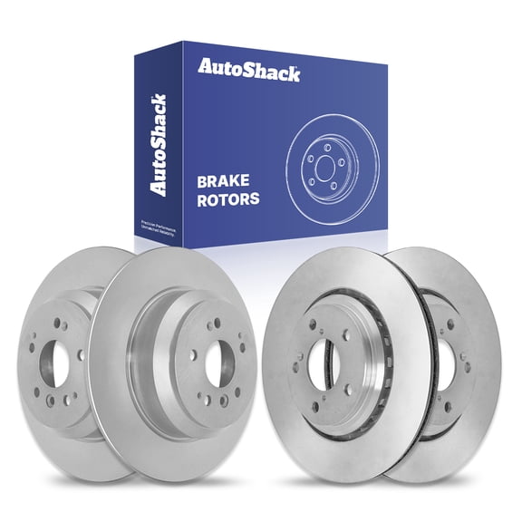 AutoShack Front & Rear Brake Rotors for Honda, Pilot 2016-2022 Ridgeline 2017-2024 Passport 2019-2024, AWD FWD V6 3.5L
