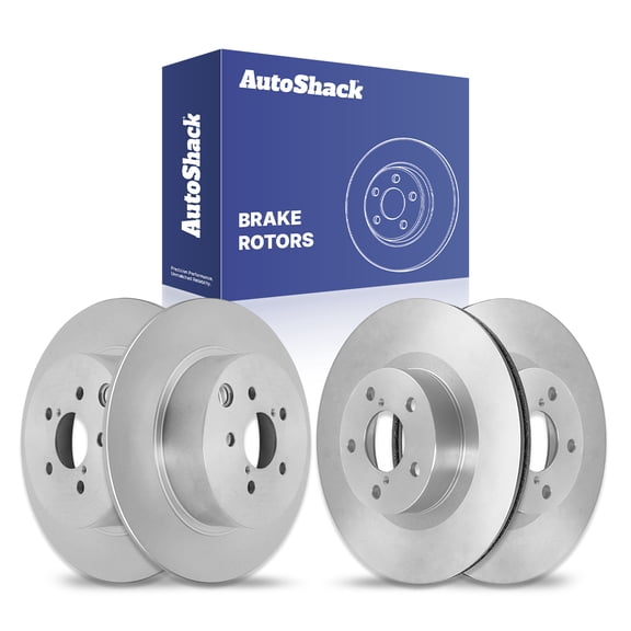 AutoShack Front & Rear Brake Rotors for Subaru, Crosstrek 2018-2023 Impreza 2017-2023, AWD H4 2.0L 2.5L