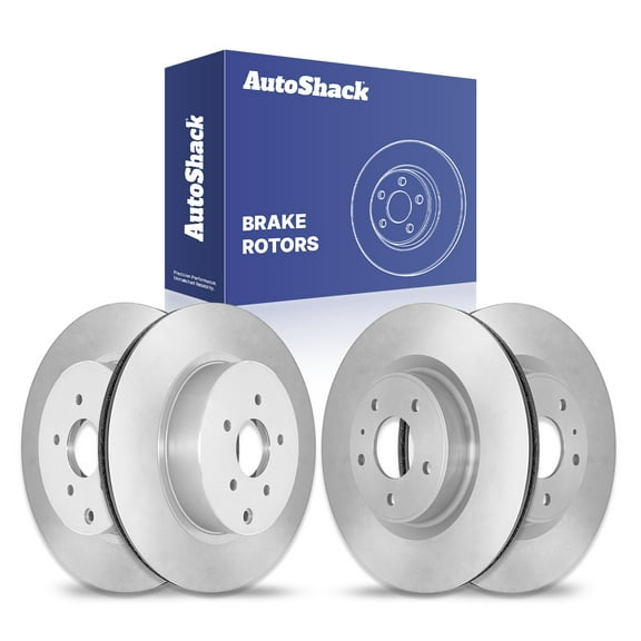 AutoShack Front Vented & Rear Vented Brake Rotors 4-PC Set Replacement for 2019 INFINITI Q60 2012-2013 INFINITI M35h