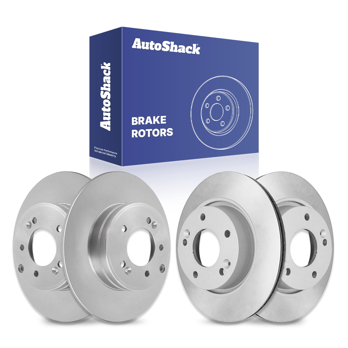 AutoShack Front & Rear Brake Rotors for Hyundai & Kia, Sonata 2011-2019 Optima 2011-2020 Tucson 2016-2018, FWD AWD L4 1.6L 2.0L 2.4L - Coated - ArmorStop