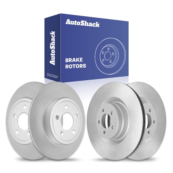 AutoShack Front & Rear Brake Rotors for Dodge, Charger 2021-2023 Challenger 2021-2023, RWD V6 3.6L V8 5.7L 6.2L 6.4L