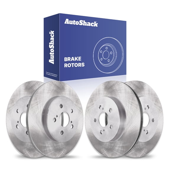 AutoShack Front & Rear Brake Rotors for Toyota, Corolla 2020-2023, AWD FWD L4 1.8L
