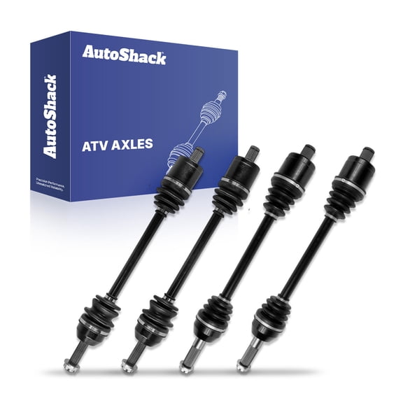 AutoShack Front & Rear ATV CV Axle Assemblies for Polaris, Ranger 500 Crew 2011-2013 Ranger 4x4 400 2010-2014