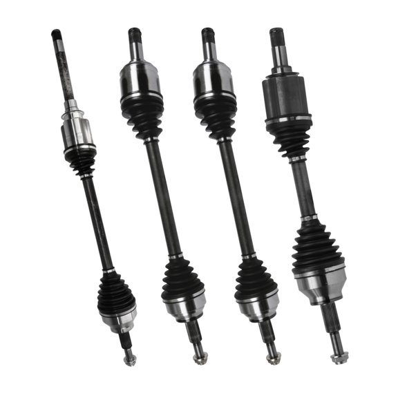 AutoShack Front & Rear CV Axle Shafts | Replacement for 2014-2018 Jeep Grand Cherokee 2014-2019 Dodge Durango | 4-PC