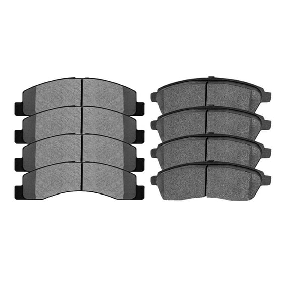 AutoShack Front & Rear Ceramic Brake Pad Set for Ford, F-250 Super Duty 1999-2004 F-350 Super Duty 1999-2004 Excursion 2000-2005, 4WD RWD V8 5.4L 6.0L 7.3L V10 6.8L